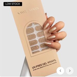 New Sassy Saints UV-Free Gel Wraps, Golden Hour